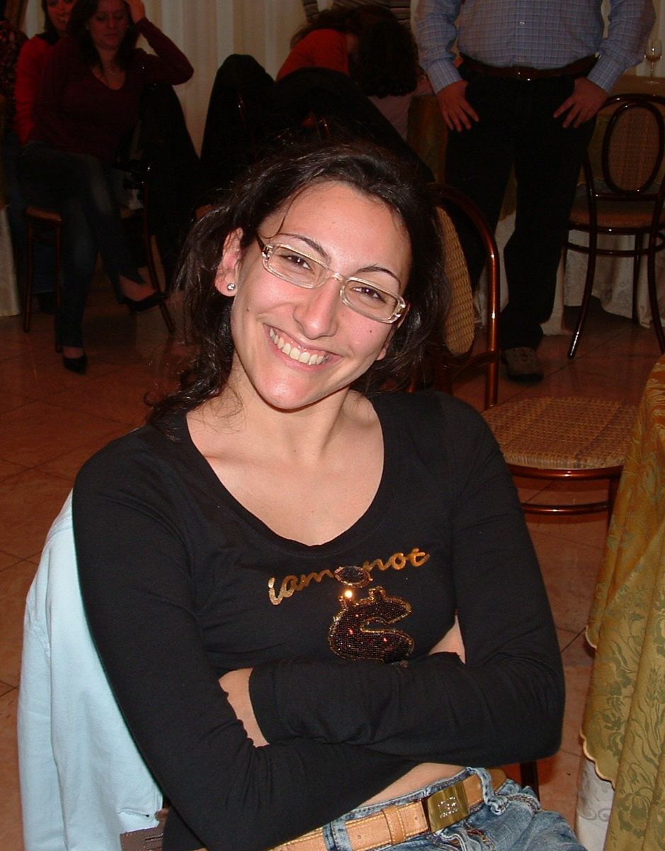 Valeria Cortina, sorridente